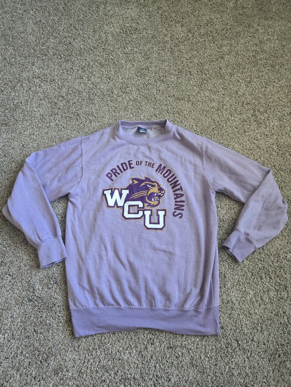 WCU Western Carolina University Catamounts Sweatshirt Womens Size Small Pullover